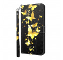 Samsung Galaxy S21 Ultra 5G Case Butterflies Amarelas