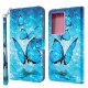 Samsung Galaxy S21 Ultra 5G Case Flying Blue Butterflies