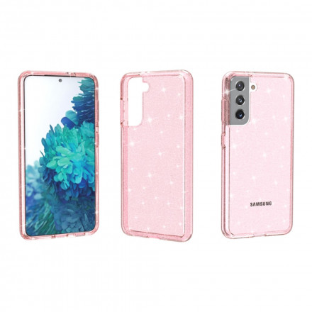 Capa Clear Glitter Samsung Galaxy S21 5G