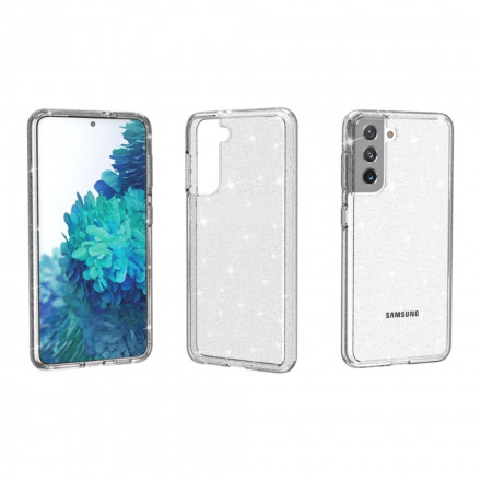 Capa Clear Glitter Samsung Galaxy S21 5G
