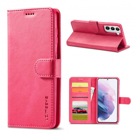 Samsung Galaxy S21 5G Capa LC.IMEEKE Efeito Couro