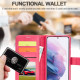 Samsung Galaxy S21 5G Capa LC.IMEEKE Efeito Couro