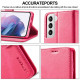 Samsung Galaxy S21 5G Capa LC.IMEEKE Efeito Couro