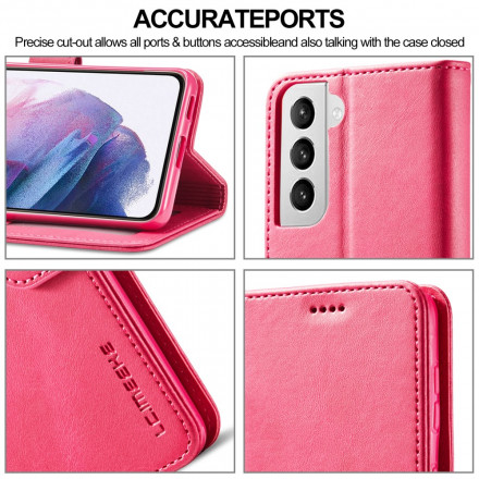 Samsung Galaxy S21 5G Capa LC.IMEEKE Efeito Couro