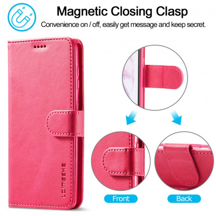Samsung Galaxy S21 5G Capa LC.IMEEKE Efeito Couro