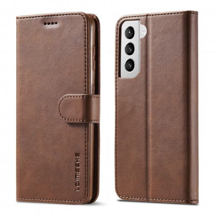 Samsung Galaxy S21 5G Capa LC.IMEEKE Efeito Couro