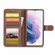 Samsung Galaxy S21 5G Capa LC.IMEEKE Efeito Couro