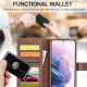 Samsung Galaxy S21 5G Capa LC.IMEEKE Efeito Couro