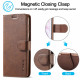 Samsung Galaxy S21 5G Capa LC.IMEEKE Efeito Couro