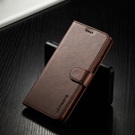 Samsung Galaxy S21 5G Capa LC.IMEEKE Efeito Couro