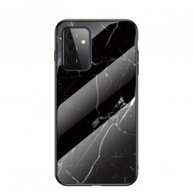 Samsung Galaxy A72 5G Capa de vidro temperado Cores do mármore