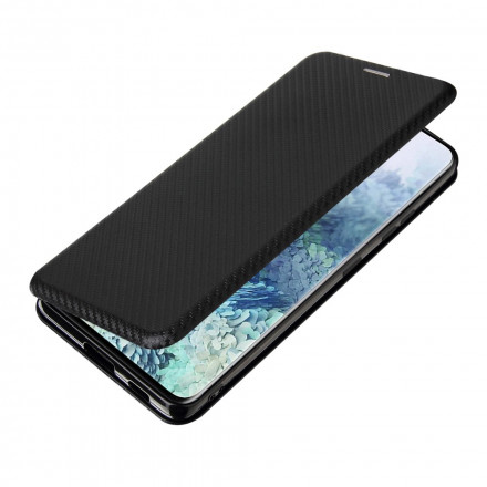 Tampa Flip Cover Samsung Galaxy S21 Ultra 5G Fibra de Carbono