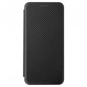 Tampa Flip Cover Samsung Galaxy A42 5G Fibra de Carbono