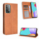 Capa Flip Capa Samsung Galaxy A72 5G Efeito Couro Vintage Elegante