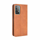 Capa Flip Capa Samsung Galaxy A72 5G Efeito Couro Vintage Elegante