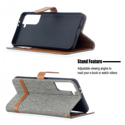 Samsung Galaxy S21 Plus 5G Case Fabric and Leather Effect Strap