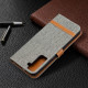 Samsung Galaxy S21 Plus 5G Case Fabric and Leather Effect Strap