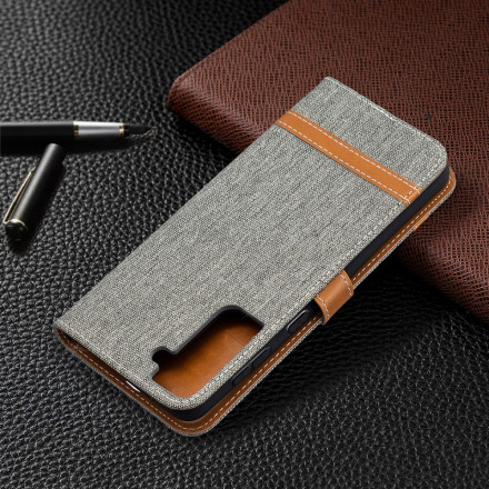 Samsung Galaxy S21 Plus 5G Case Fabric and Leather Effect Strap