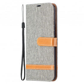 Samsung Galaxy S21 Plus 5G Case Fabric and Leather Effect Strap