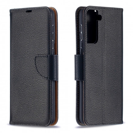 Samsung Galaxy S21 Plus 5G Case Lychee Aba oblíqua de Lychee