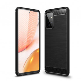 Samsung Galaxy A72 Capa de fibra de carbono escovada
