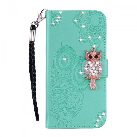 Samsung Galaxy A72 5G Case Mandala Owl e Charme