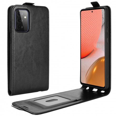 Samsung Galaxy A72 5G Case Vertical Flap Leather Effect