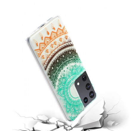 Samsung Galaxy S21 Ultra 5G Flor de Mandala Transparente