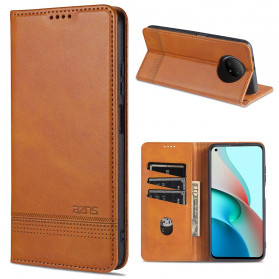 Capa Flip Xiaomi Redmi Note 9 5G / Nota 9T 5G Estilo Couro AZNS