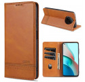 Capa Flip Xiaomi Redmi Note 9 5G / Nota 9T 5G Estilo Couro AZNS