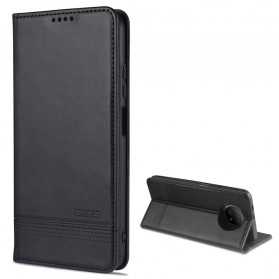 Capa Flip Xiaomi Redmi Note 9 5G / Nota 9T 5G Estilo Couro AZNS