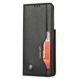 Capa Flip Capa Samsung Galaxy S21 Ultra 5G Capa de cartão de couro