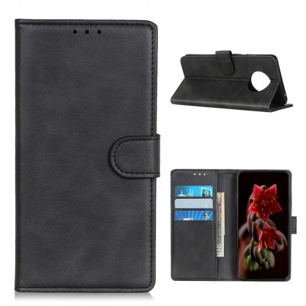 Xiaomi Redmi Note 9 5G / Nota 9T 5G Capa de Couro Retro Mate Efeito Couro