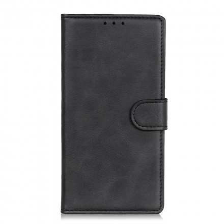 Xiaomi Redmi Note 9 5G / Nota 9T 5G Capa de Couro Retro Mate Efeito Couro