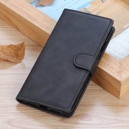 Xiaomi Redmi Note 9 5G / Nota 9T 5G Capa de Couro Retro Mate Efeito Couro