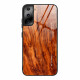 Samsung Galaxy S21 Ultra 5G Capa de vidro temperado Design em madeira Samsung Galaxy S21 Ultra 5G Capa de vidro temperado Design em madeira