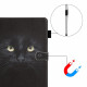 Samsung Galaxy Tab A7 (2020) Case Cat Eyes Black