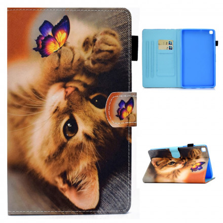 Samsung Galaxy Tab A7 (2020) Case My Kitten and Butterfly
