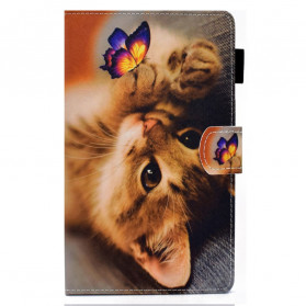 Samsung Galaxy Tab A7 (2020) Case My Kitten and Butterfly