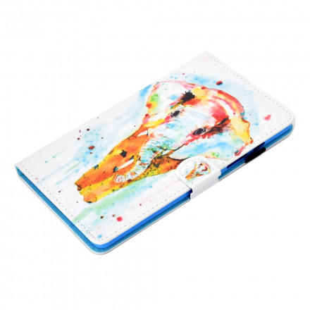 Samsung Galaxy Tab A7 (2020) Capa de elefante aquarelado