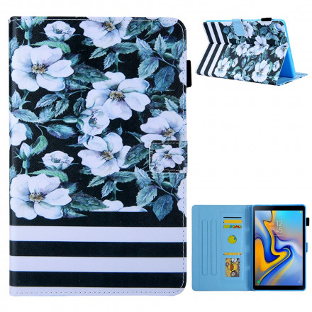 Capa Samsung Galaxy Tab A7 (Flores de design 2020