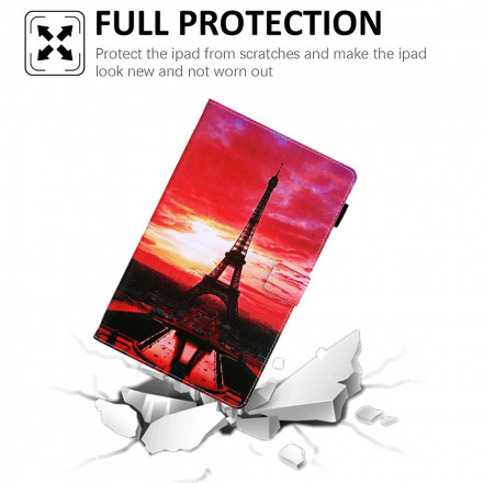 Samsung Galaxy Tab A7 Case (2020) Sunset Eiffel Tower