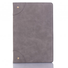 Samsung Galaxy Tab A7 Capa (2020) Rebites Vintage Leatherette