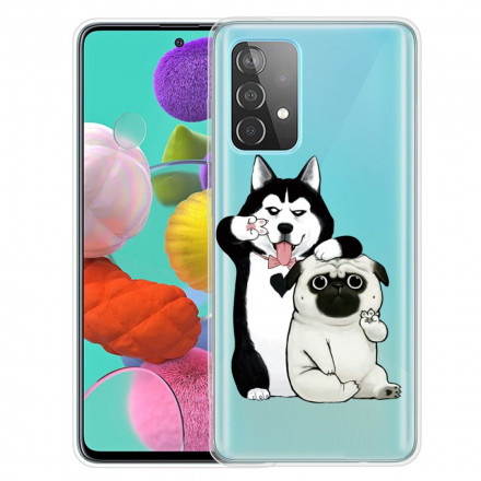 Samsung Galaxy A52 5G Case Funny Dogs