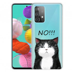 Samsung Galaxy A52 5G Case The Cat That Says No