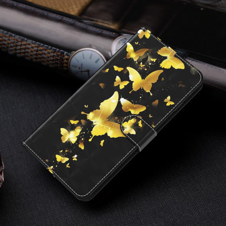 Samsung Galaxy A32 5G Capa de borboletas amarelas