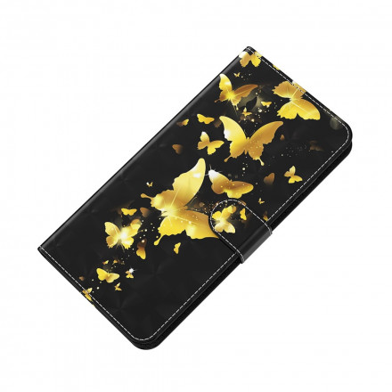 Samsung Galaxy A32 5G Capa de borboletas amarelas