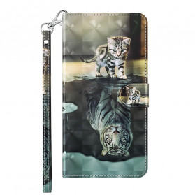 Samsung Galaxy A32 5G Capa de ponto luminoso Ernest Le Tigre