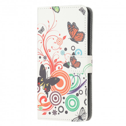 Samsung Galaxy A32 5G Case Butterflies e Flores