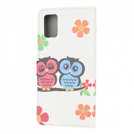 Samsung Galaxy A32 5G Case Coruja Casal Owl